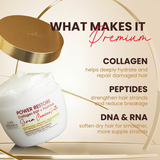 Luxe Organix Power RESTORE Collagen EGF + Peptides Serum Concentrate Reconstructing Hair Mask
