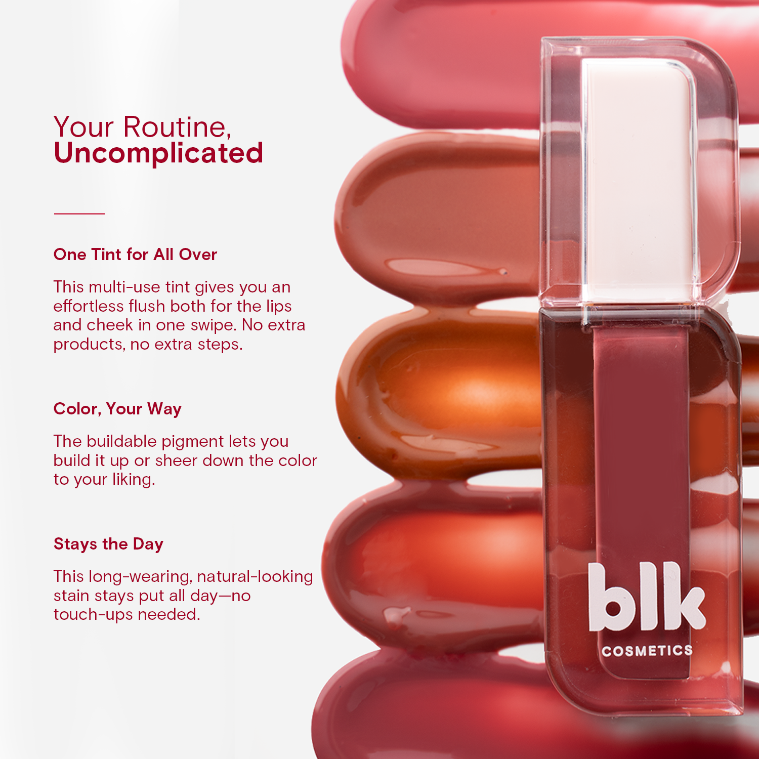 BLK Cosmetics Lip and Cheek Water Tint