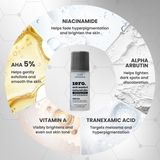 Luxe Organix Zero Dark Marks & Textured Skin Whitening Multi-Acid Serum Deodorant