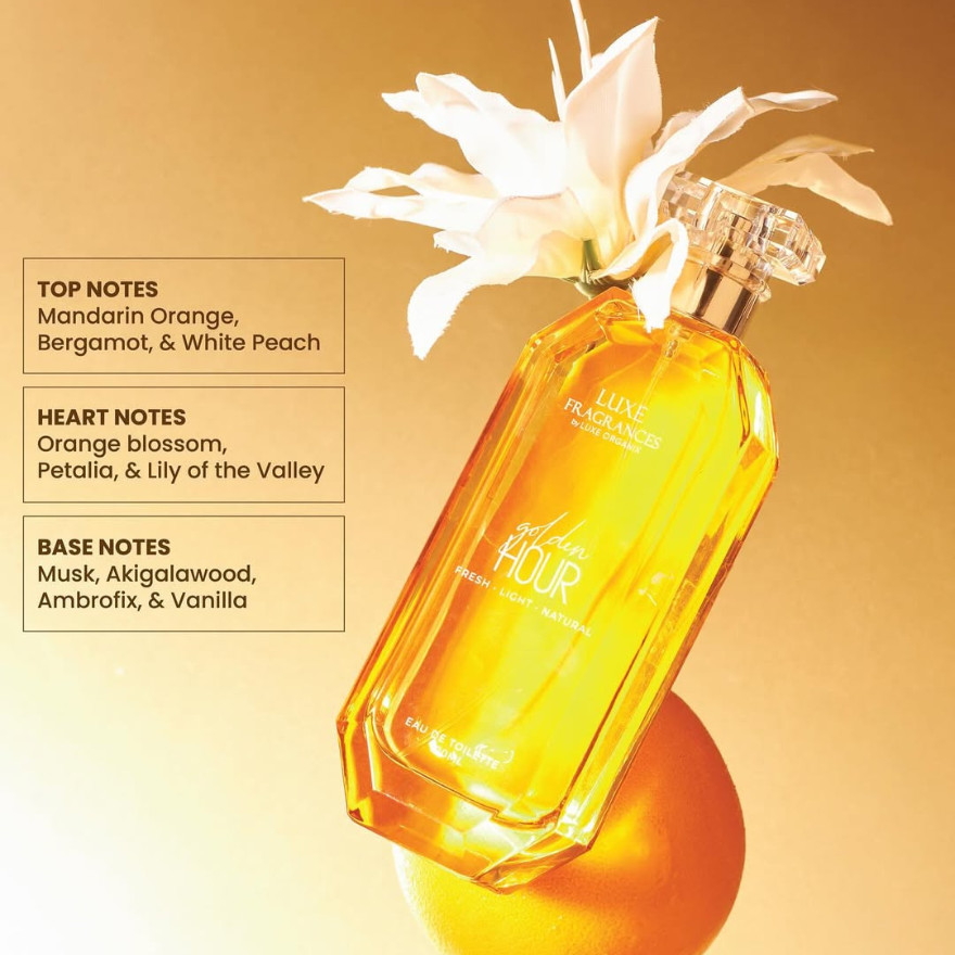 Luxe Organix Fragrances Golden Hour Eau De Toilette