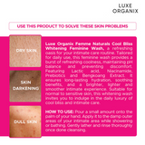 Luxe Organix Femme Naturals Whitening Feminine Wash Cool Bliss 120ml