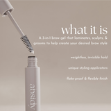 Absidy Beauty Sculpt & Hold Multi-Peptide Laminating 3in1 Brow Gel in Clear