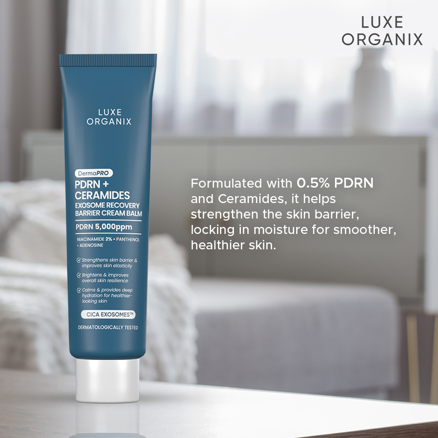 Luxe Organix DermaPRO PDRN + Ceramides Exosome Recovery Barrier Cream Balm
