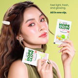 Luna Aura Hope Glow Crystal Honeydew Green Tea, Dandelion and L-Carnitine Juice Drink