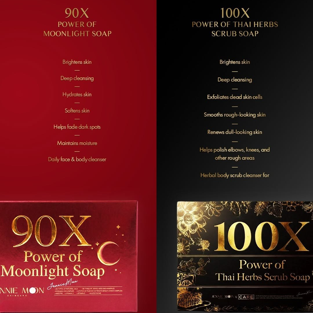 Jennie Moon 100X Power Of Thai Herbs Scrub Soap