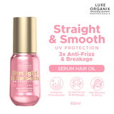 Luxe Organix Straight and Smooth 3X Anti-Frizz and Breakage Serum Hair Oil