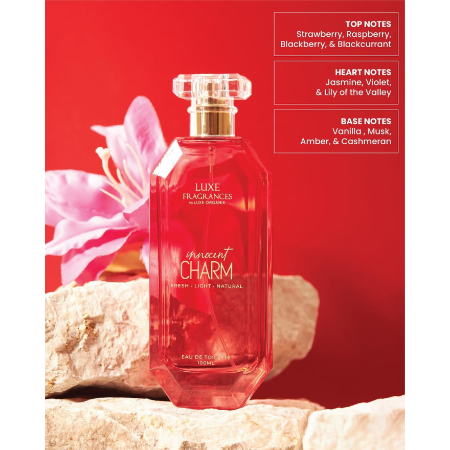 Luxe Organix Fragrances Innocent Charm Eau De Toilette