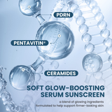 Luxe Organix PDRN + Cera Soft Glow Serum Sunscreen