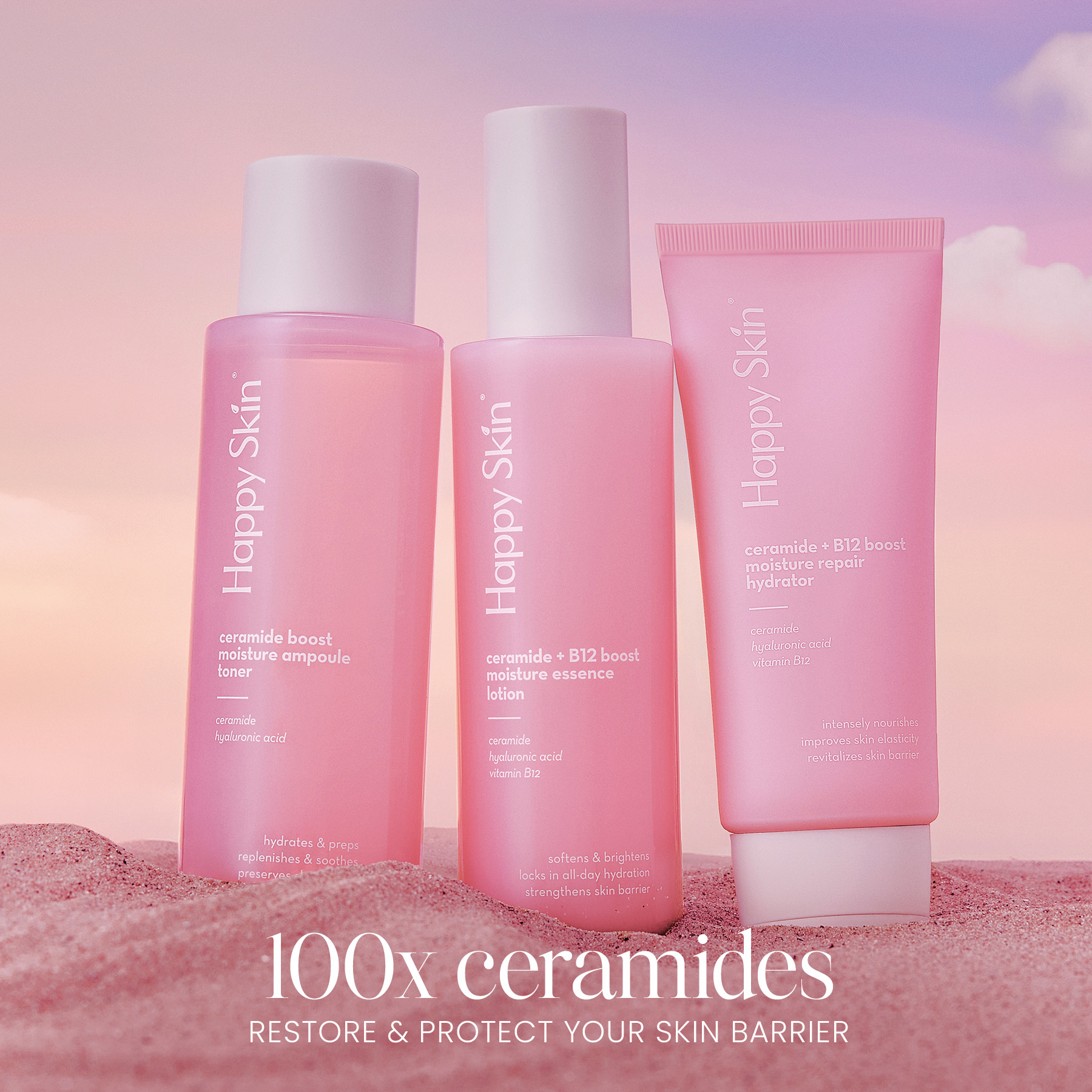 Happy Skin Ceramide + B12 Boost Moisture Repair Hydrator