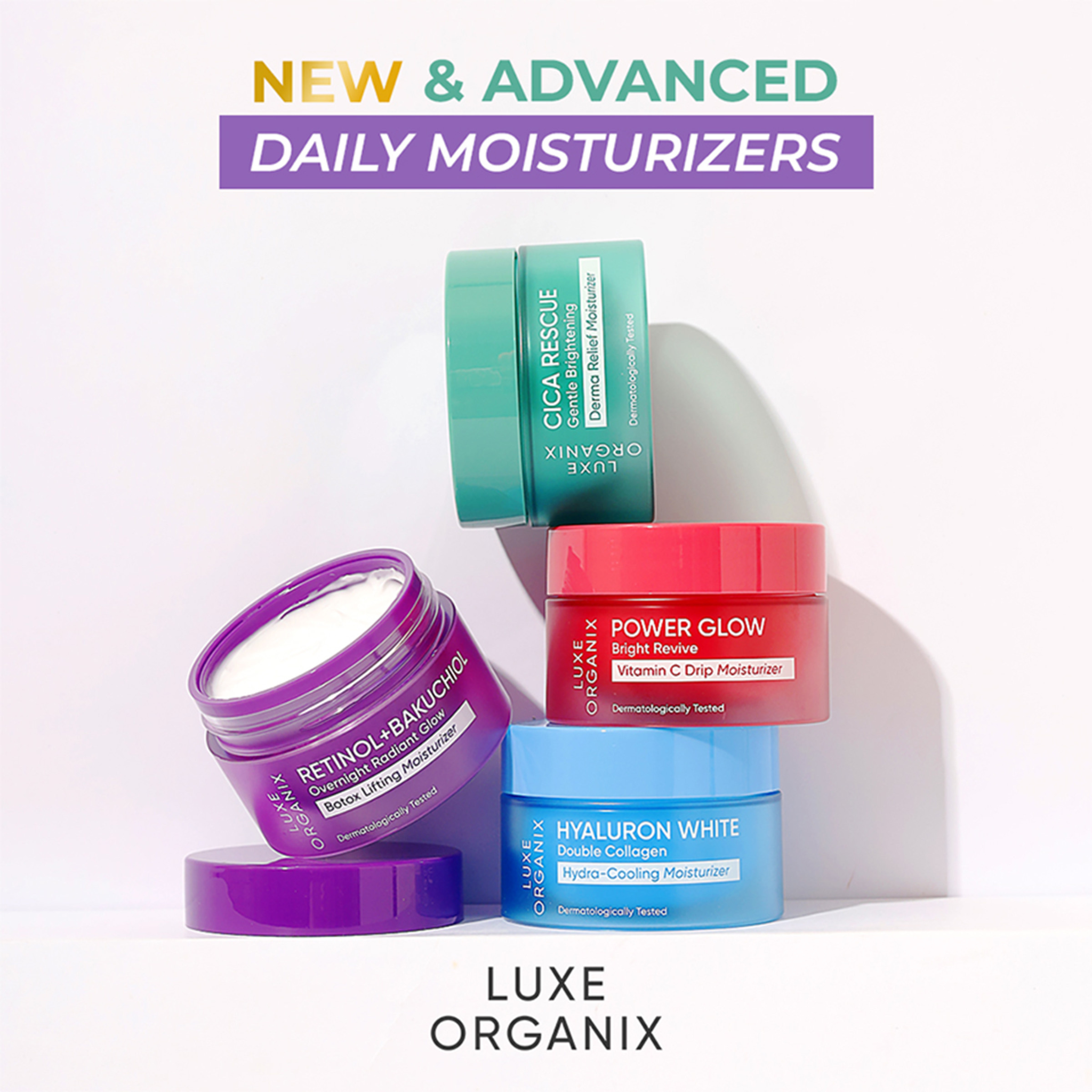 Luxe Organix Power Glow Bright Revive Vitamin C Drip Moisturizer 50g