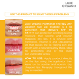 Luxe Organix Panthenol Therapy 24H Lipscreen Sun Lip Essence SPF 90+ PA++++ 10g