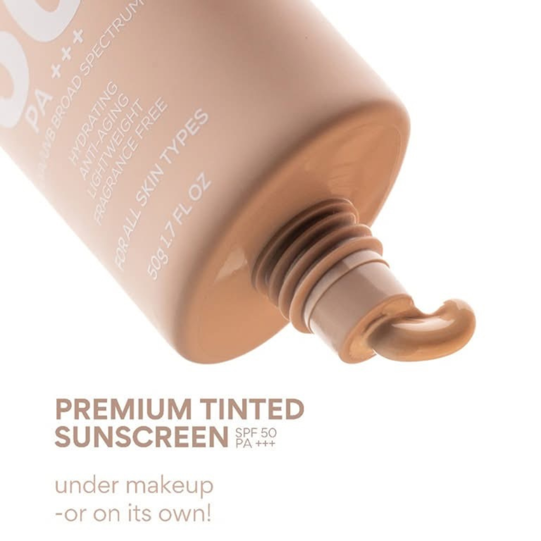 ADORN Premium Tinted Sunscreen SPF50 PA+++ (Temporary Packaging)