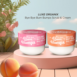 Luxe Organix Bye Bye Bum Bumps Clear and Smooth Booty Scrub 285g