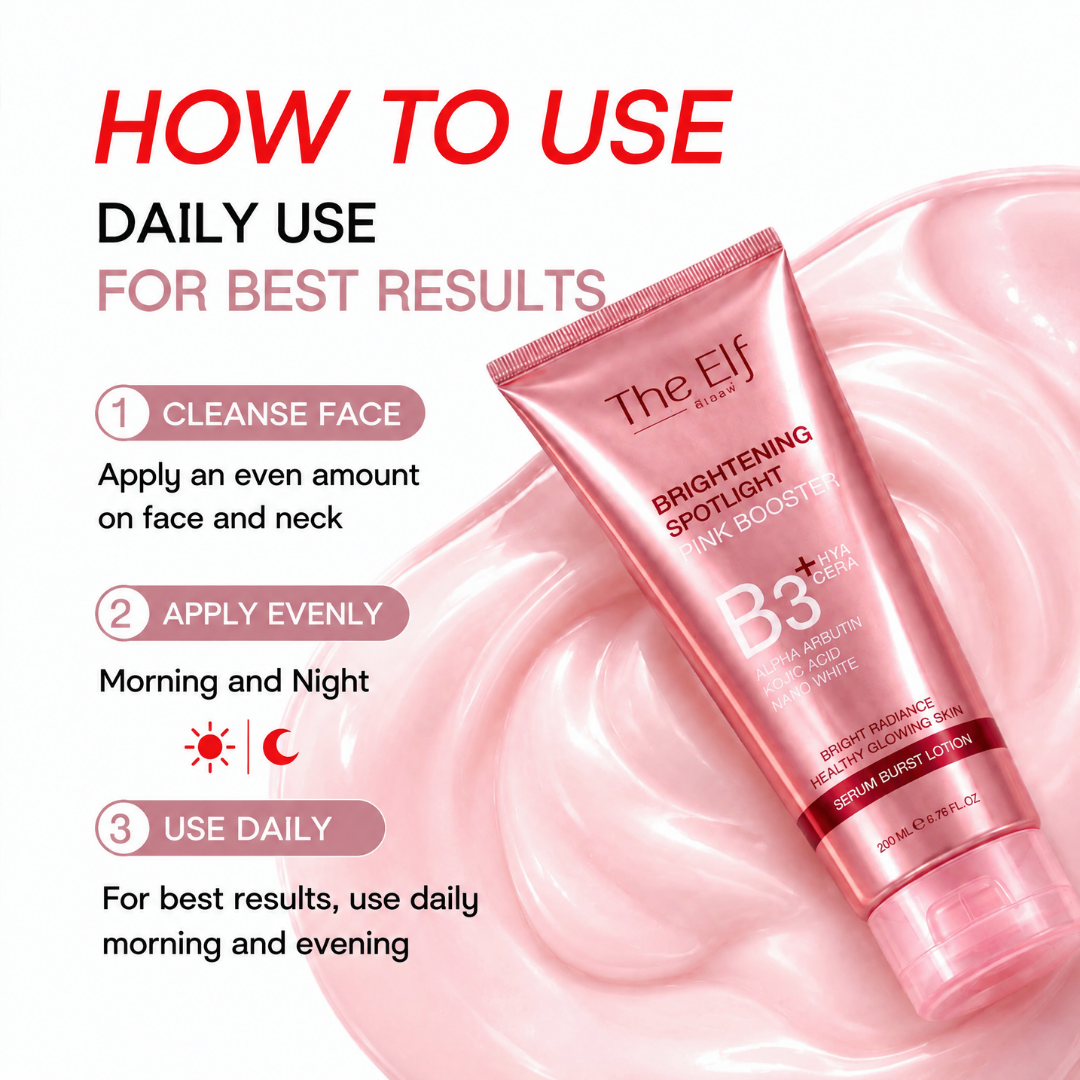 The Elf Nano Brightening Spotlight Pink Booster B3 + Hya Cera