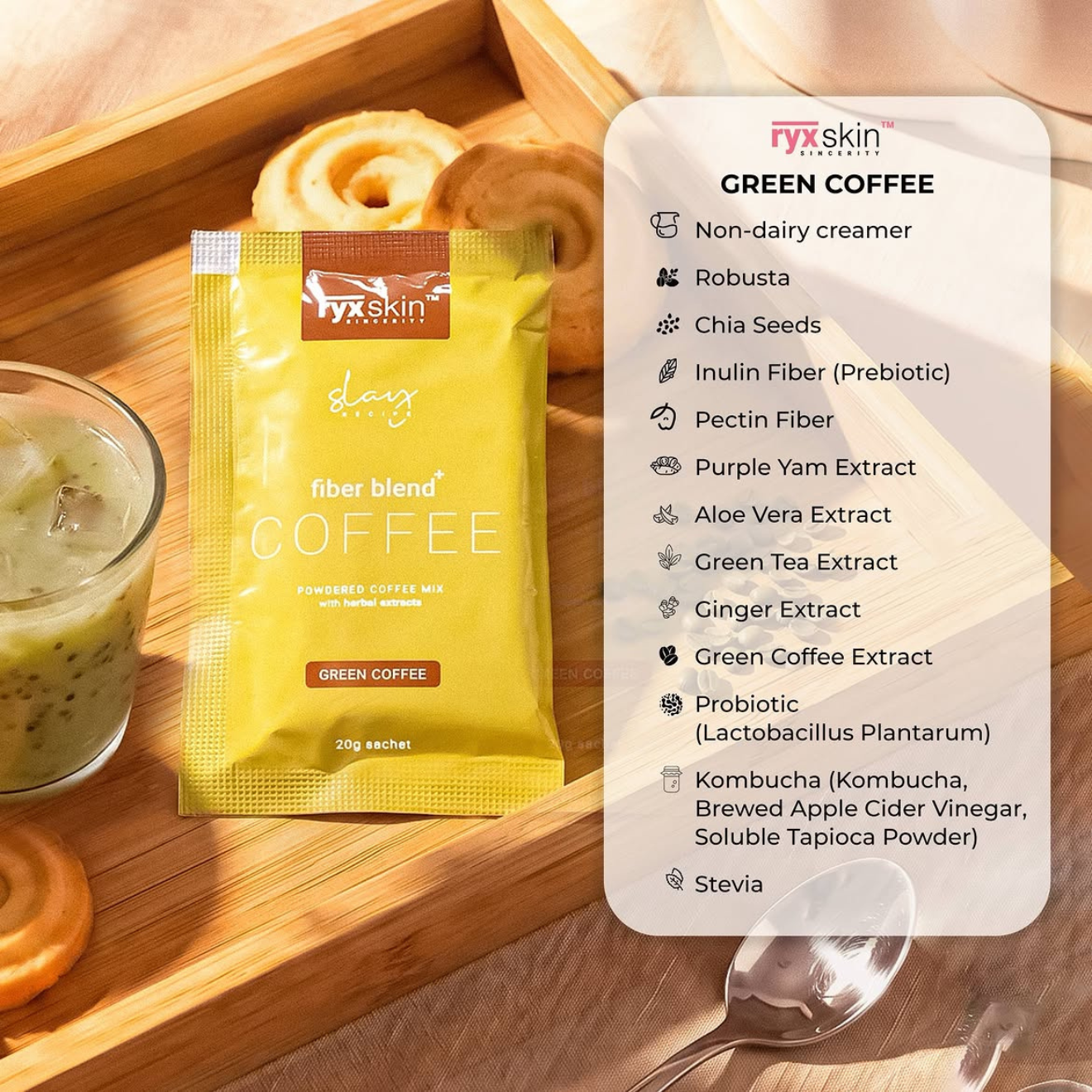 RyxSkin Sincerity Fiber Blend+ Coffee