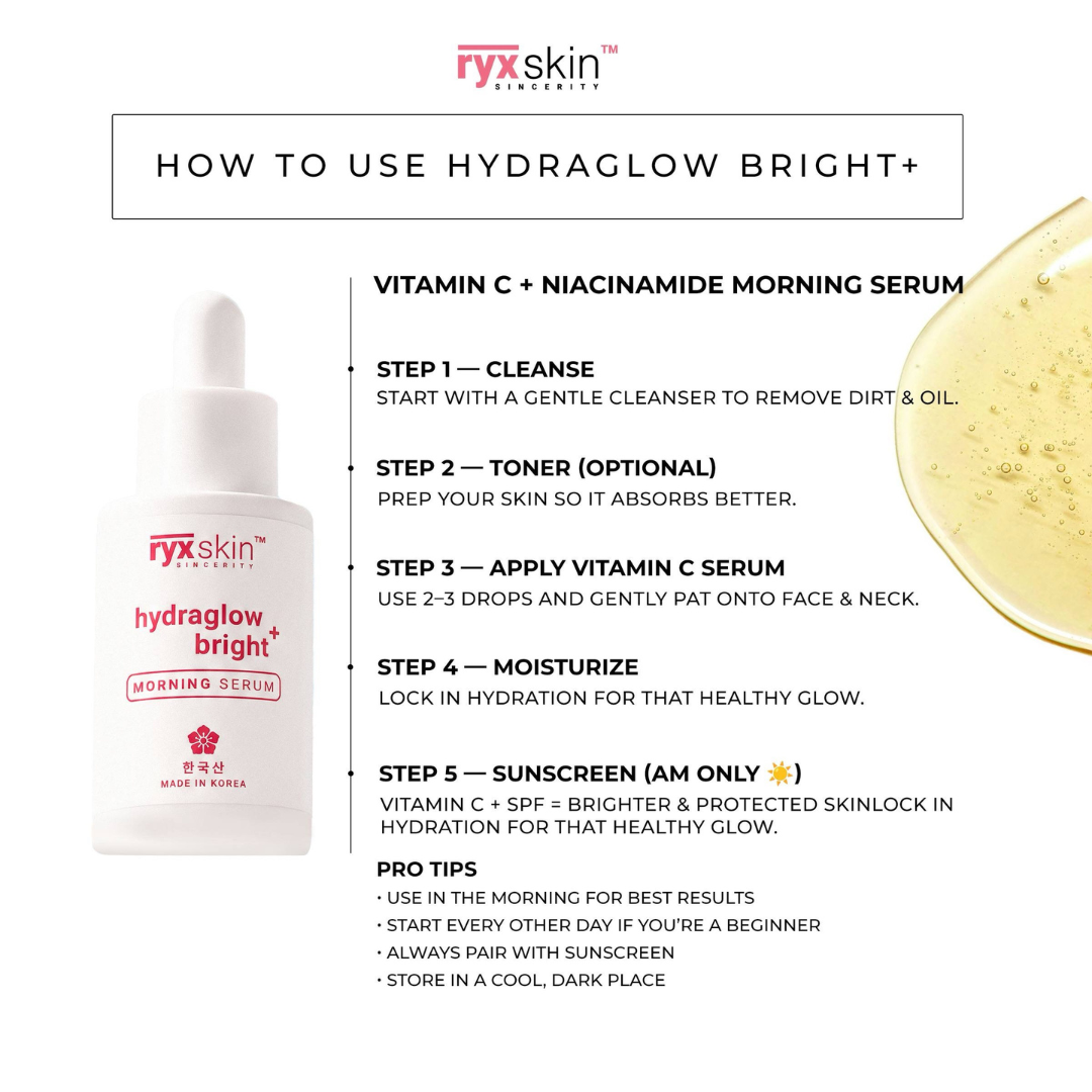 RyxSkin Hydraglow Bright+ Morning Serum