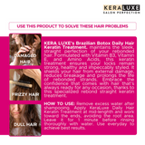 Kera Luxe Salon Perfection Brazillian Botox Daily Keratin Treatment Rebond Straight 700ml