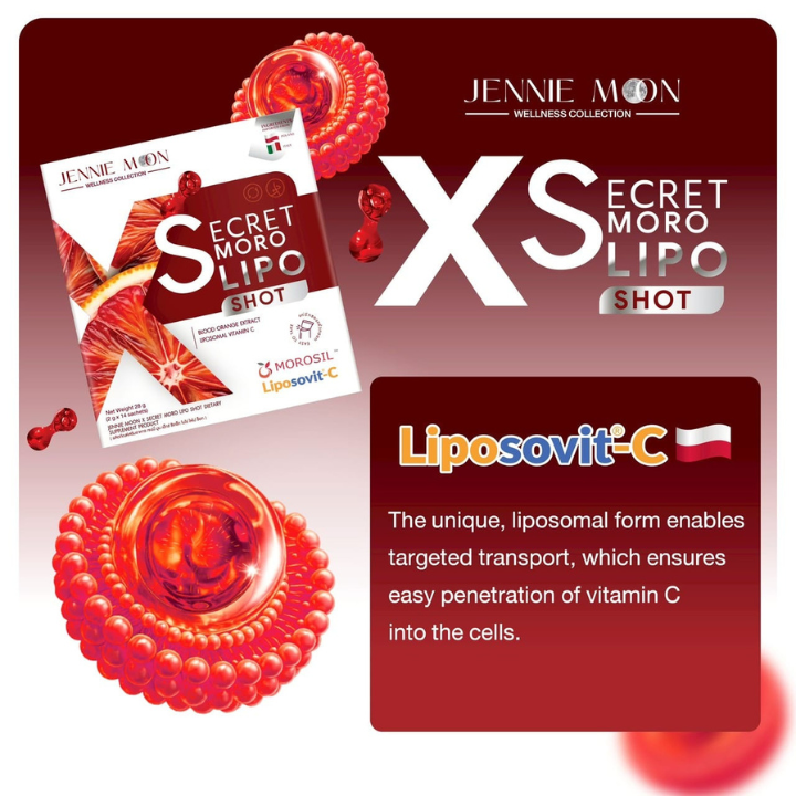Jennie Moon X Secret Moro Lipo Shot