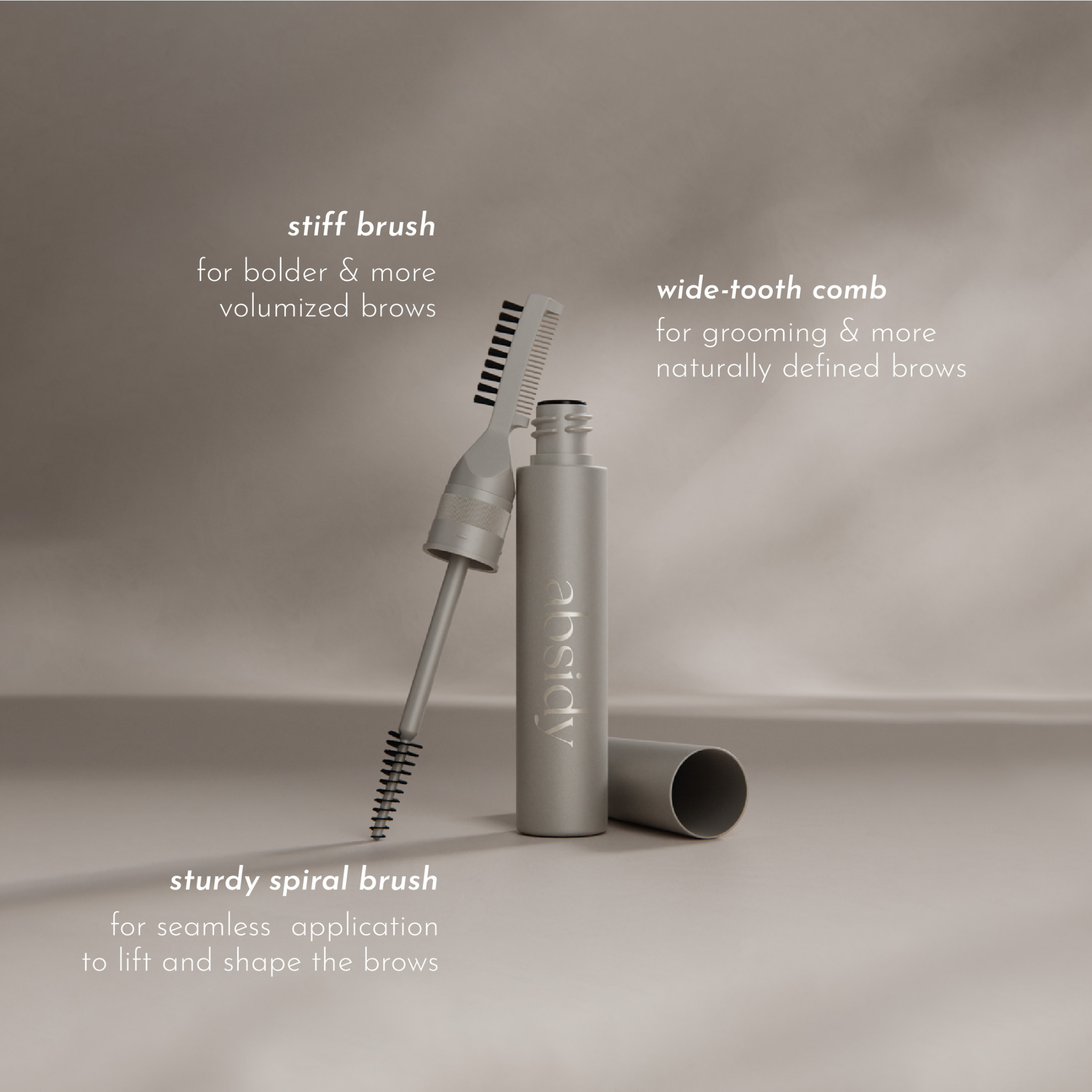 Absidy Beauty Sculpt & Hold Multi-Peptide Laminating 3in1 Brow Gel in Clear