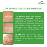 Luxe Organix Aloe Vera Vitamin C 97% Hydra Bright Moisturizer 50g