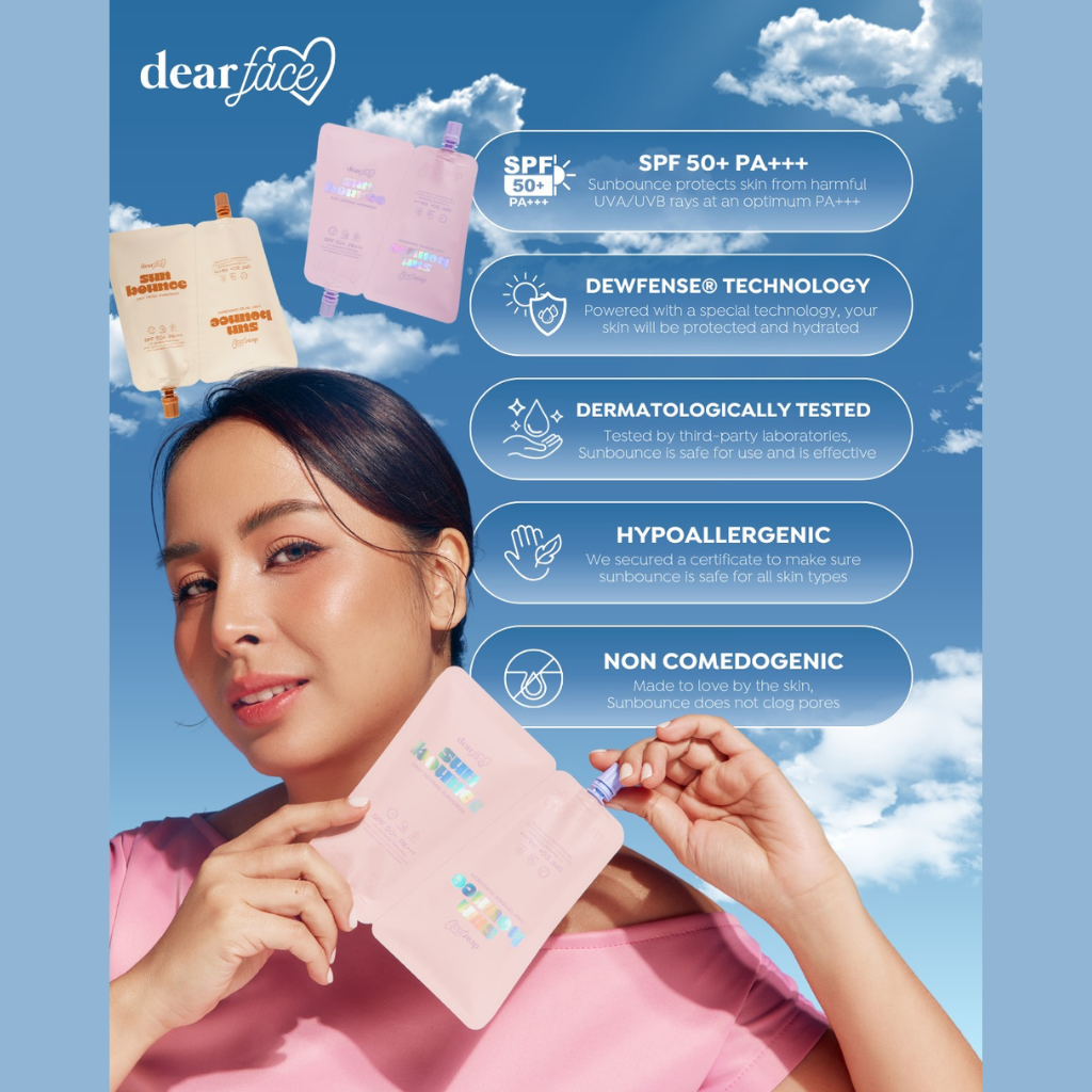 Dear Face Sun Bounce Daily Defense Sunscreen SPF50+ PA+++