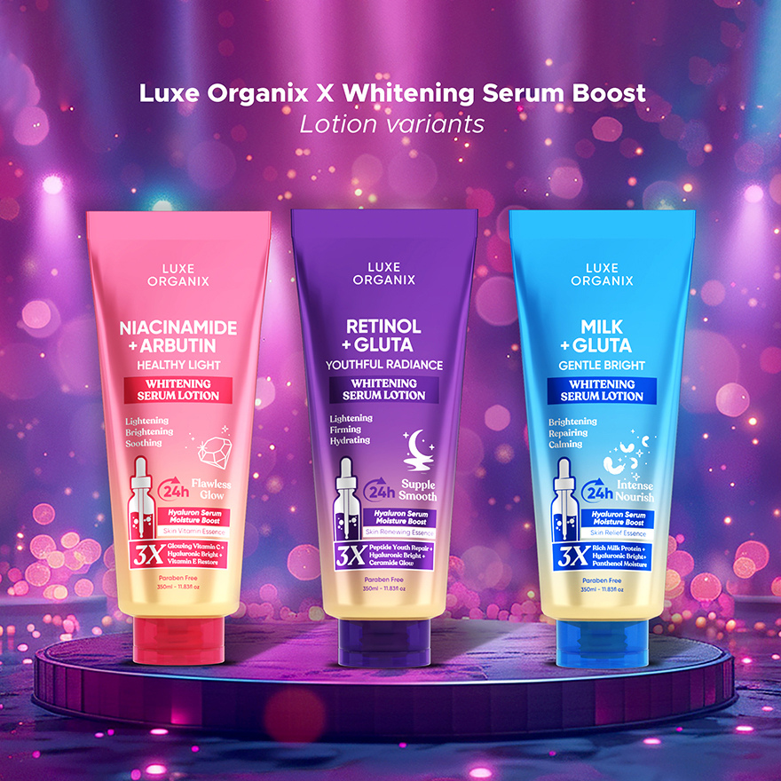 Luxe Organix Niacinamide + Alpha Arbutin Whitening Serum Lotion 350ml