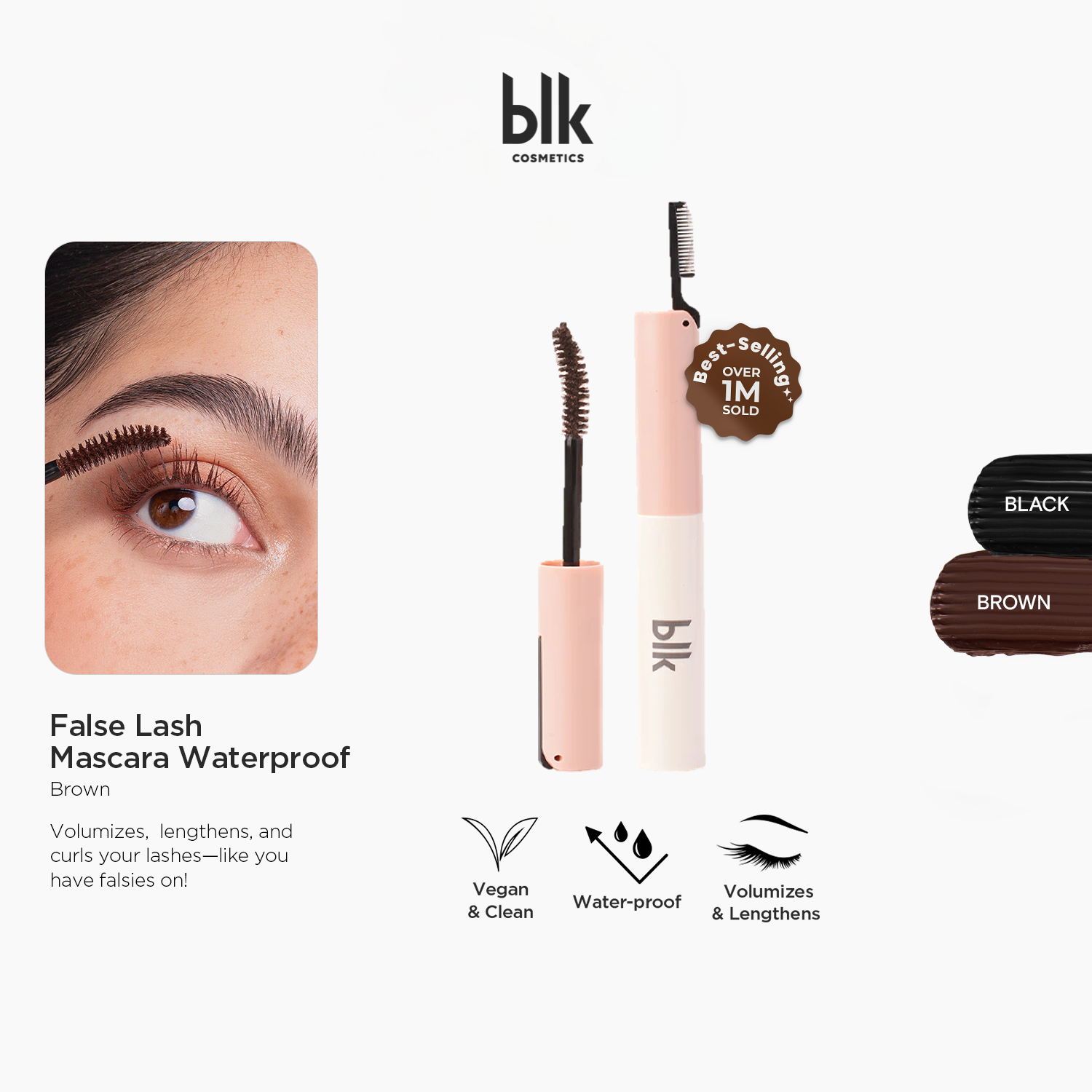 BLK Cosmetics False Lash Waterproof Mascara