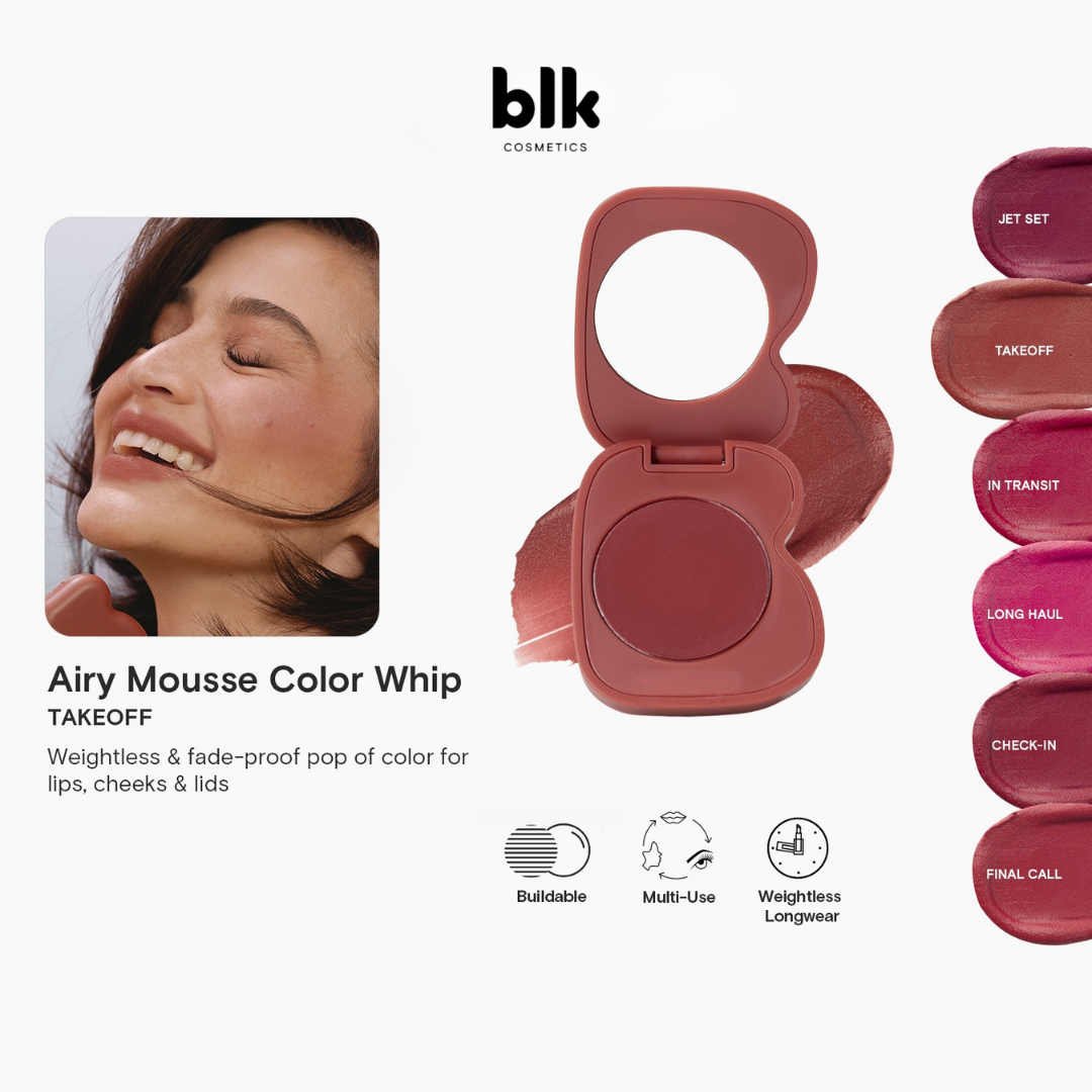 BLK Cosmetics Travels Air Mousse Color Whip