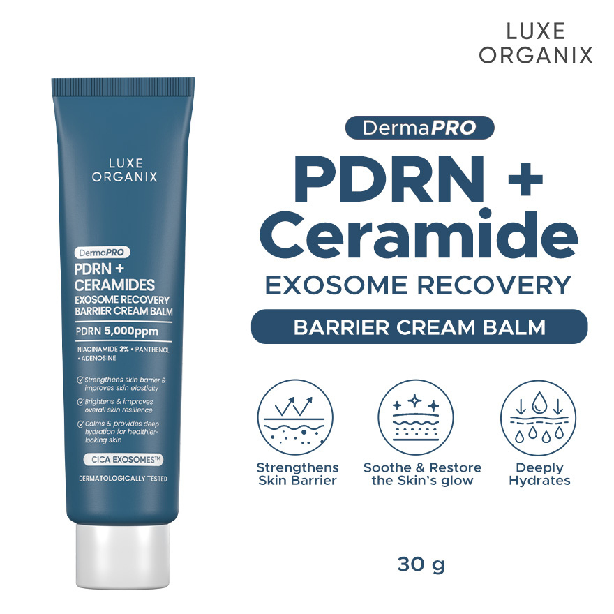 Luxe Organix DermaPRO PDRN + Ceramides Exosome Recovery Barrier Cream Balm