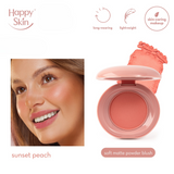 Happy Skin Second Skin Soft Matte Powder Blush