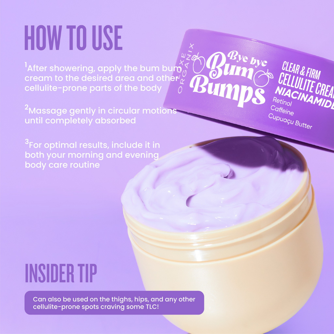 Luxe Organix Bye Bye Bum Bumps Clear & Firm Cellulite Cream