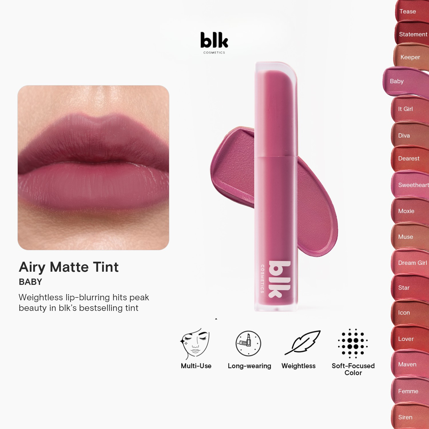 BLK Cosmetics Daydream Airy Matte Tint