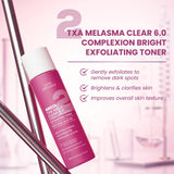 Luxe Organix DermaPRO TXA Melasma Clear 6.0 Complexion Bright Exfoliating Toner