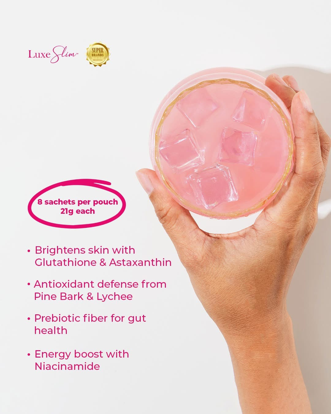 Luxe Slim Beauty Lychee Gluta Juice