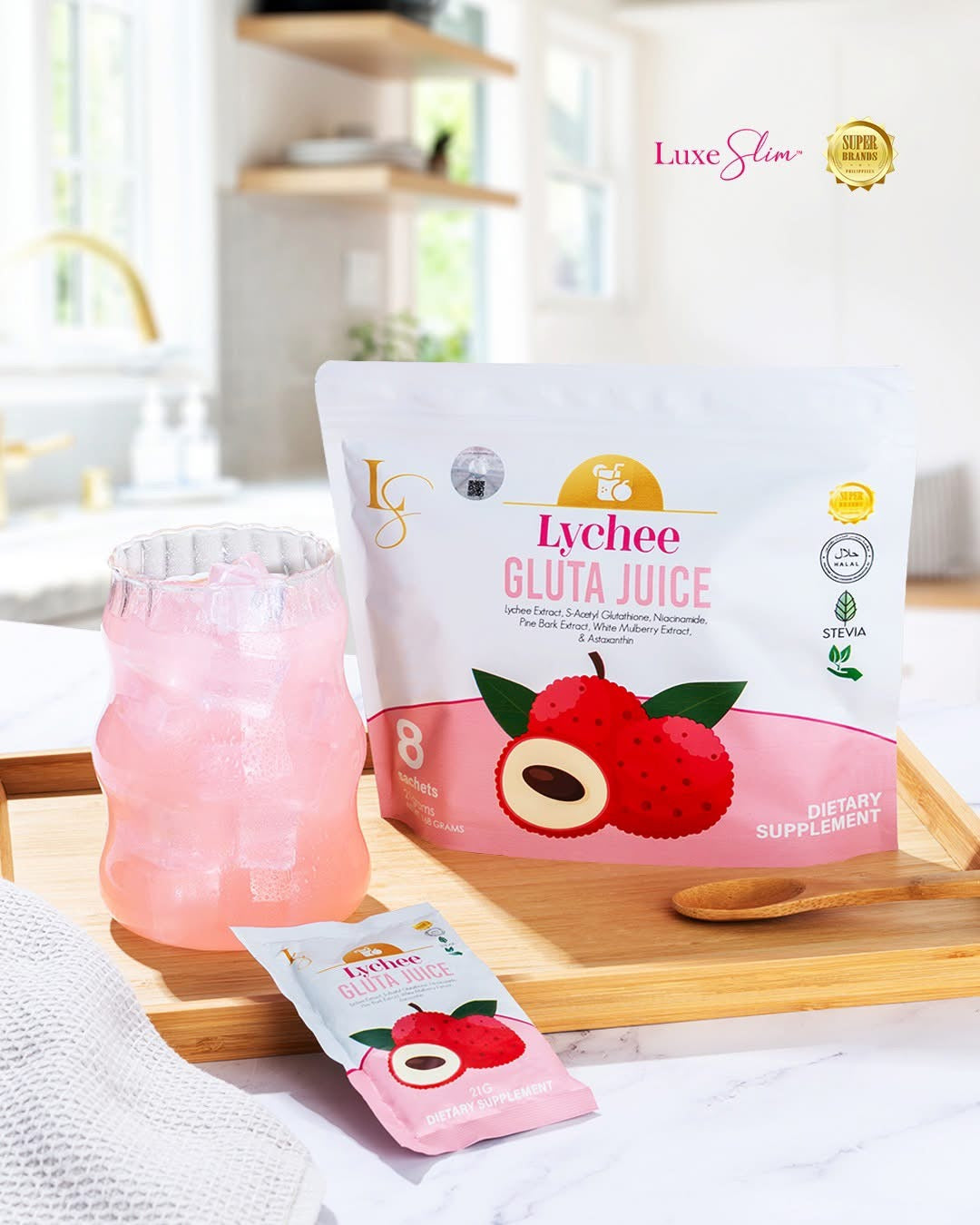 Luxe Slim Beauty Lychee Gluta Juice